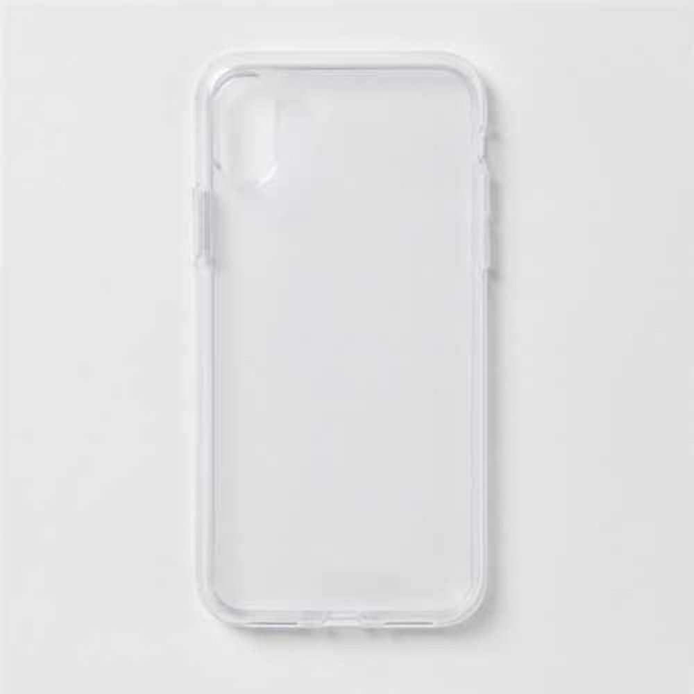 heyday Apple iPhone X/XS Hard Shell Case w/ Rubber Bumper - Clear  NIB